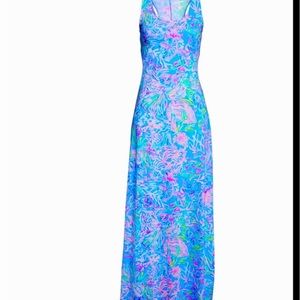 Lilly Pulitzer Treena Maxi Dress All Together Print size Small